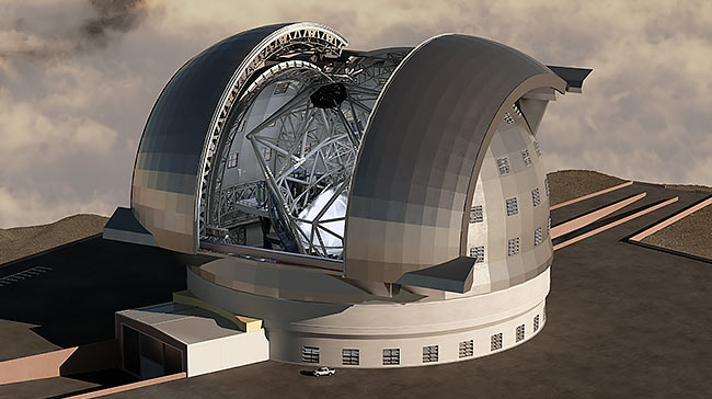World's largest telescope, E-ELT