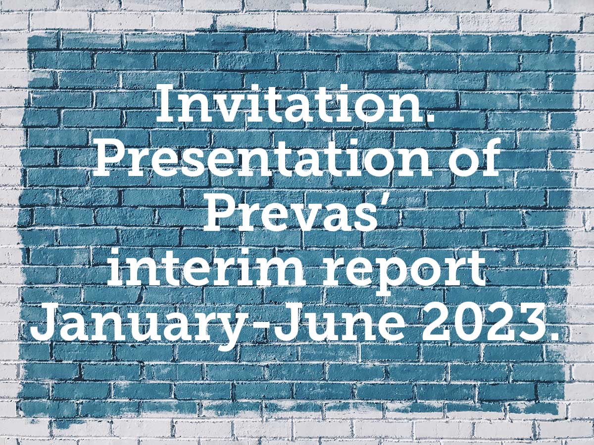 Invitation to presentation of Prevas’ report